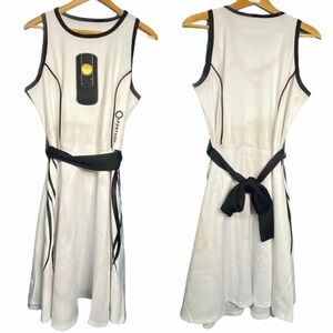 We Love Fine Portal GLaDOS Skater Dress White Black Cosplay Gamer Plus Size 4XL